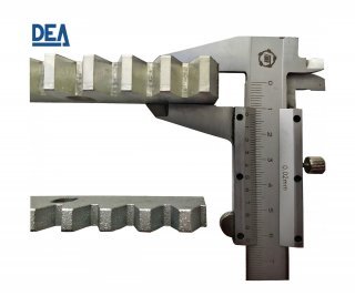 DEA Зубчатая рейка стальная L=1м, толщиной 12 мм фото