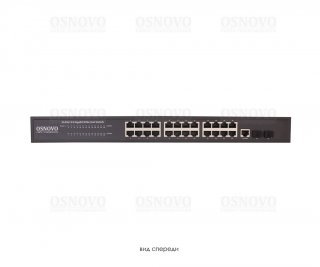 OSNOVO SW-72402/L2 управляемый (L2+) коммутатор Gigabit Ethernet на 26 портов фото