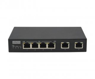 OSNOVO SW-20600(Без БП) PoE коммутатор Fast Ethernet на 6 портов фото