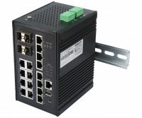 OSNOVO SW-81604/ILB промышленный управляемый (L2+) PoE коммутатор Gigabit Ethernet на 20 портов