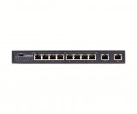 OSNOVO SW-20820/B(96W) PoE коммутатор Fast Ethernet на 10 портов