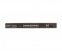 OSNOVO SW-61622/B(270W) PoE коммутатор Fast Ethernet на 18 портов