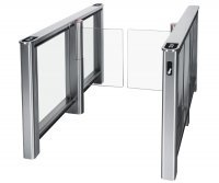 PERCo-ST-01 с крышками из нержавеющей стали со створками шириной 300 мм