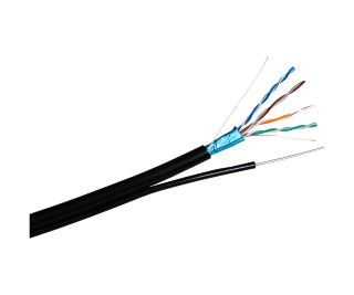 Space Technology FTP CAT 5E CU 4x2x0,50 CU PE ВНЕШ С ТРОСОМ (МЕДНЫЙ) фото