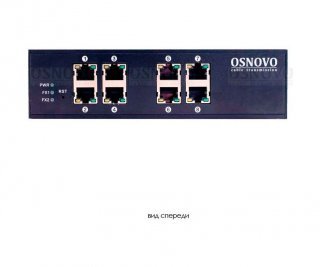 OSNOVO SW-70800/I промышленный коммутатор Gigabit Ethernet на 8 портов фото