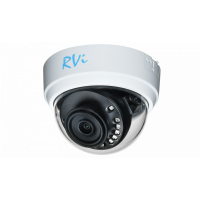 RVi-1ACD200 (2.8 мм) white 2 мп уличная купольная мультиформатная видеокамера с ик подсветкой до 20м