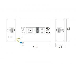 RVi-PS устройство грозозащиты ethernet и poe фото