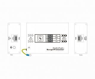 RVi-PS устройство грозозащиты ethernet и poe фото
