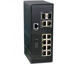 OSNOVO SW-80822/ILC промышленный управляемый (L2+) PoE коммутатор Gigabit Ethernet на 10 портов фото