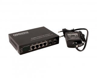 OSNOVO SW-70402 неуправляемый коммутатор Gigabit Ethernet на 6 портов фото