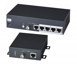 SC&T IP02PHK неуправляемый PoE коммутатор Fast Ethernet на 4 порта со встроенным удлинителем Ethernet фото