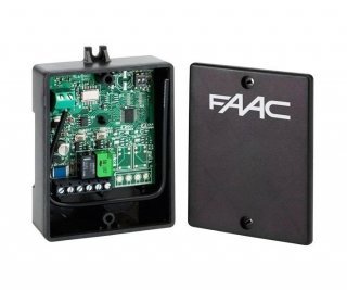 FAAC Радиоприемник 2-канальный внешний универсальный XR 868 МГц память на 250 пультов с кодировкой SLH (787754) фото