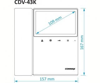 Commax CDV-43K/VZ фото