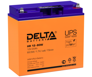DELTA HR 12-80 W аккумулятор фото