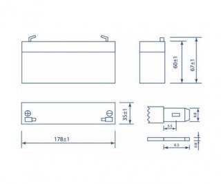 Battbee BT 12022 аккумулятор фото